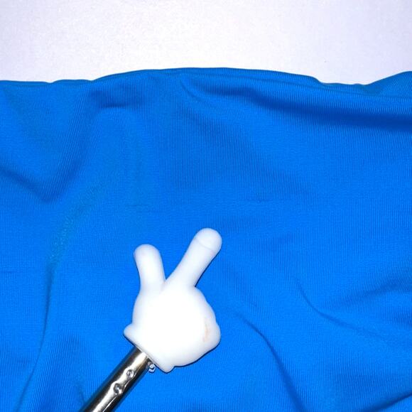 Riot Swim Dodi Cheeky Tie Back High Waisted Ocean Water Blue Bikini Bottom XS - Picture 9 of 10